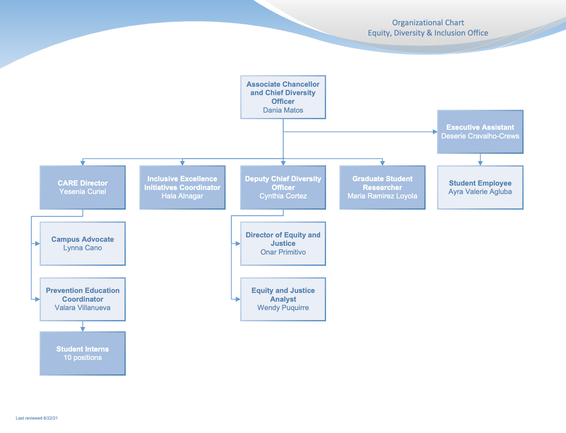 Office of Equity, Diversity and Inclusion Organizational Chart | Office ...